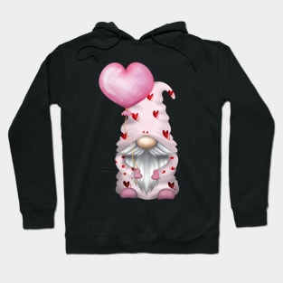 Pink Love Gnome Hoodie